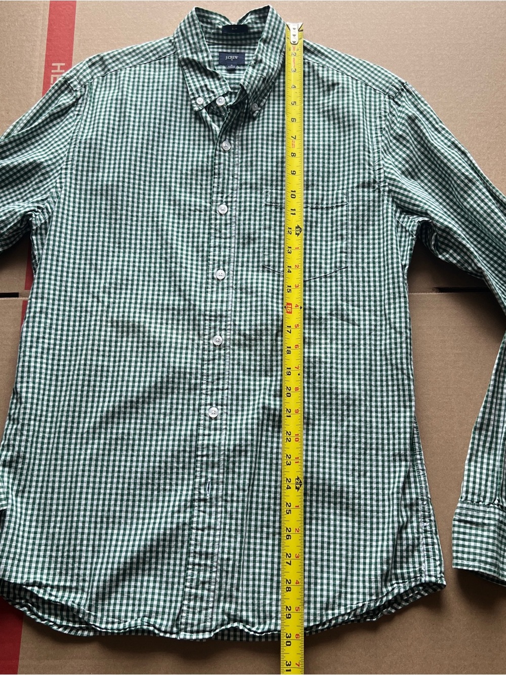 J. Crew Men’s Button Down Gingham